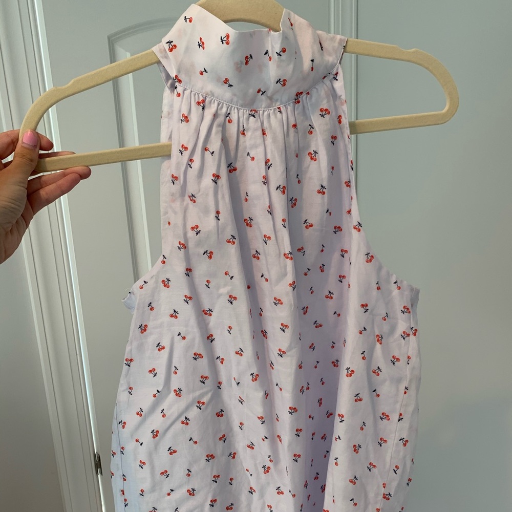 halter tie neck j crew top
